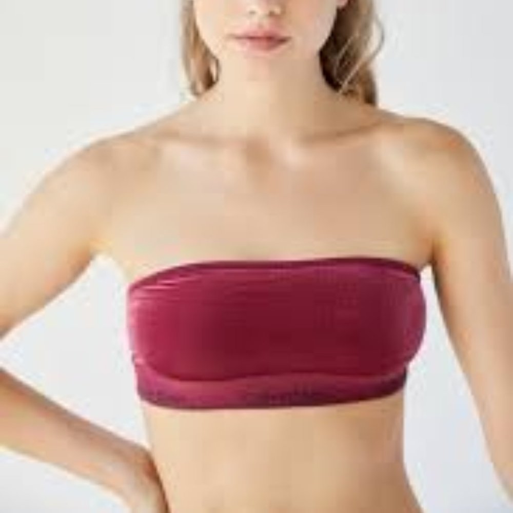 Urban Outfitters  Calvin Klein Velvet Bandeau